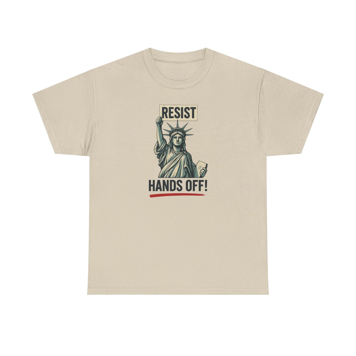 Statue of Liberty Resist Hands Off Tee | Political Protest Shirt | Resist Hands Off Shirt | Womens Rights Protest Shirt