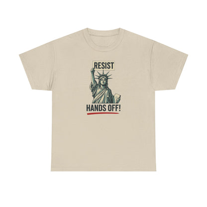 Statue of Liberty Resist Hands Off Tee | Political Protest Shirt | Resist Hands Off Shirt | Womens Rights Protest Shirt