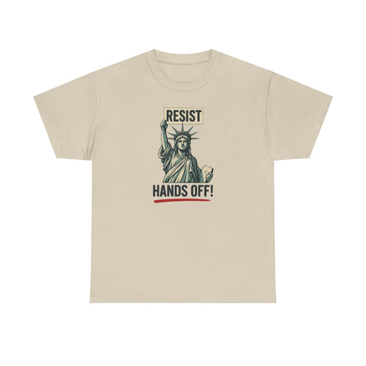 Statue of Liberty Resist Hands Off Tee | Political Protest Shirt | Resist Hands Off Shirt | Womens Rights Protest Shirt