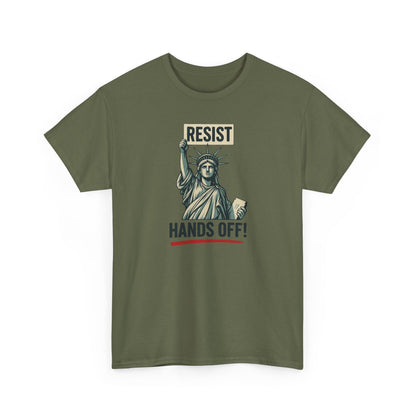 Statue of Liberty Resist Hands Off Tee | Political Protest Shirt | Resist Hands Off Shirt | Womens Rights Protest Shirt