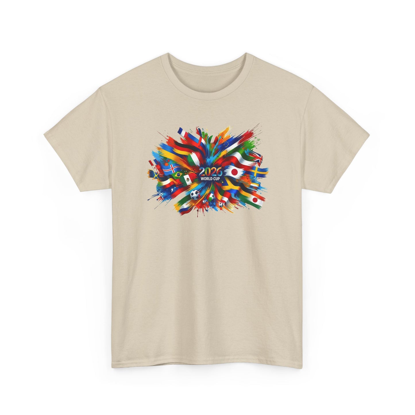 2026 International Football Tee. World Flags T-Shirt, Colorful Countries Art Tee, North America Tour Souvenir Shirt | Global Unity Fan Gift