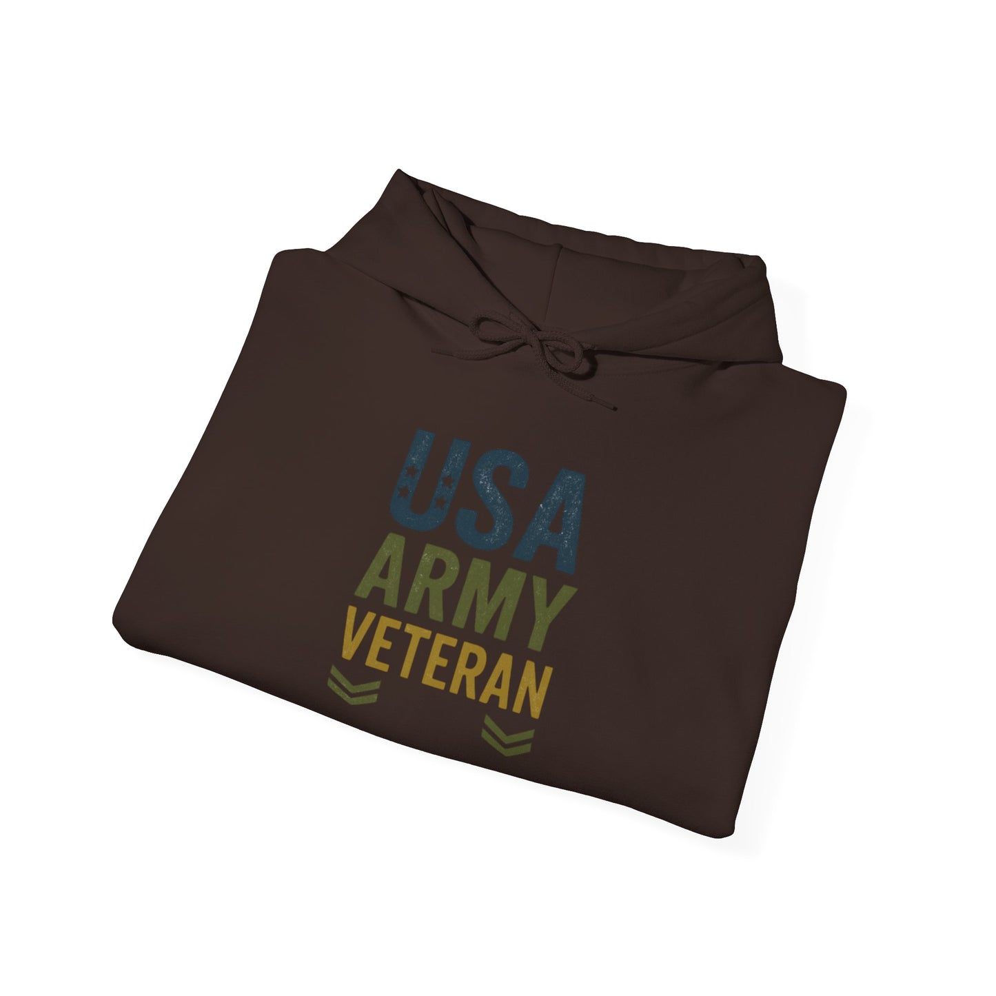 USA Army Veteran Hoodie - Unisex Heavy Blend Sweatshirt Hoodie, Military Apparel, Gift for Veterans, Navy Veteran Hoodie, Army Pride
