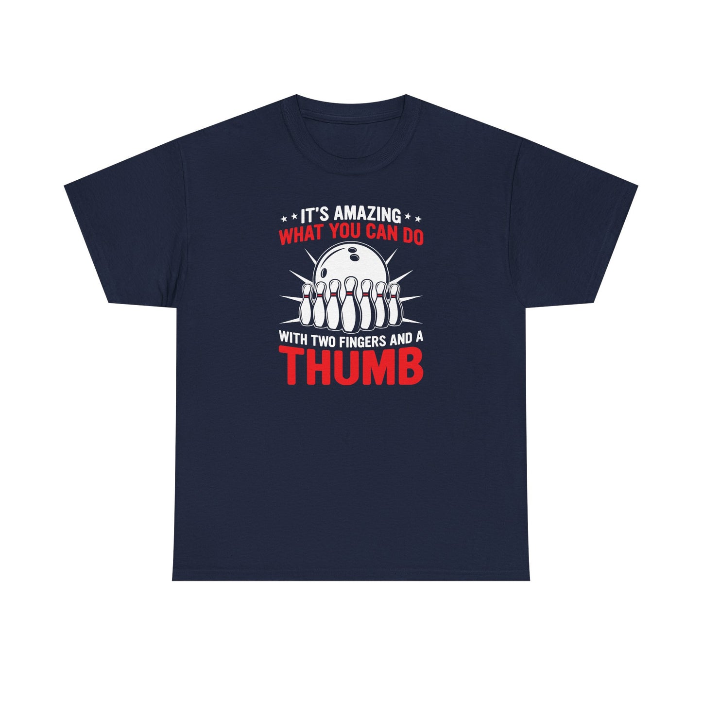 Bowling Humor Tee - Funny Graphic Unisex Heavy Cotton Shirt for Bowlers, Gift for Bowling Enthusiasts, Bowling Birthday, Sport Tee