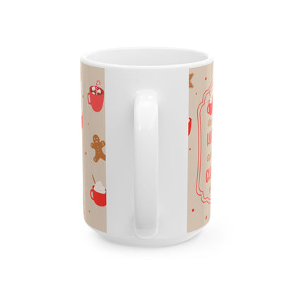 Cozy Hot Cocoa Mug, Perfect for Winter Warmth, Holiday Gifts, Coffee Lovers, Christmas Decor, and Seasonal Sips, Christmas Day Gift
