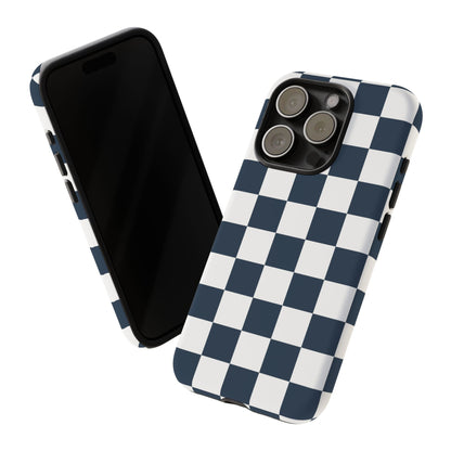 Checkered Pattern iPhone Case, iPhone Cover, Modern iPhone Accessory, Gift for Him, Trendy Mobile Protection