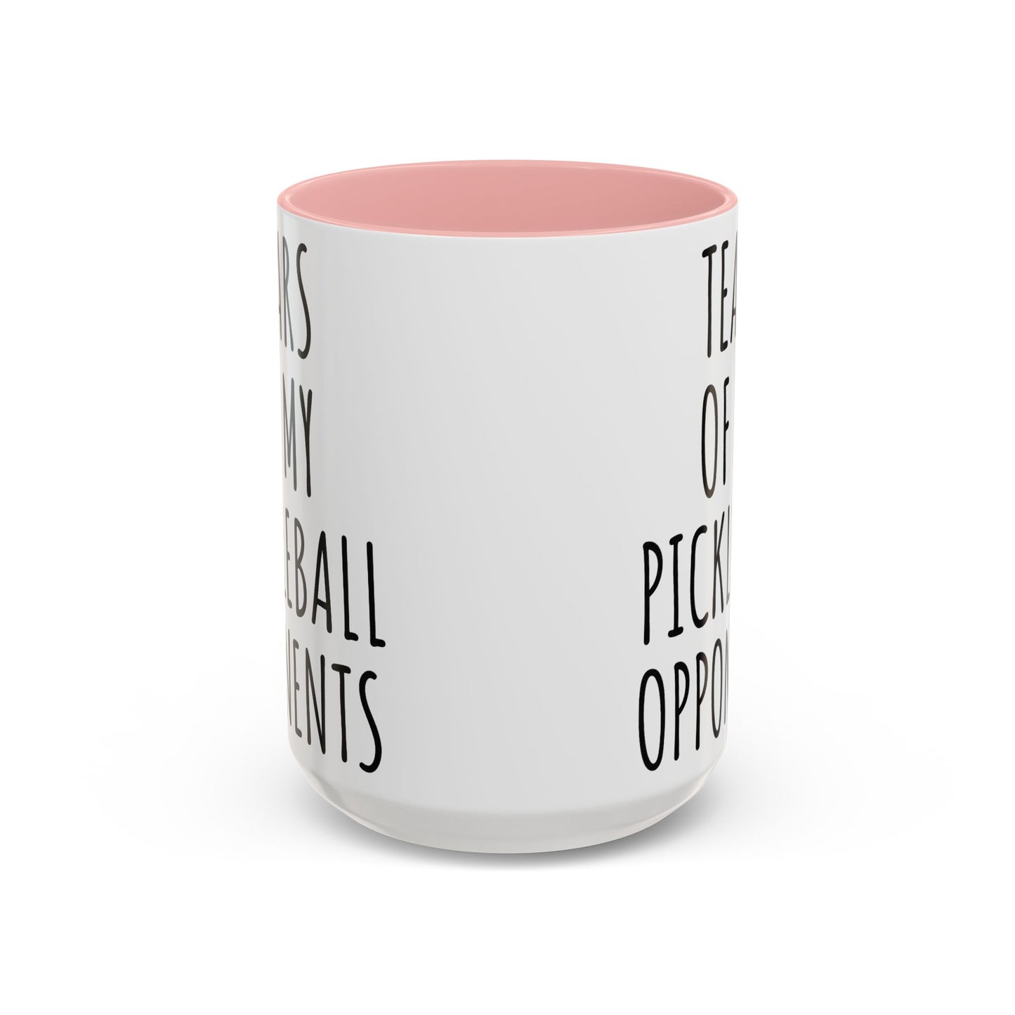 Tears of My Pickleball Opponents Mug, Funny Pickleball Gift for Players, Grandma & Grandpa | 11oz 15oz Ceramic Accent Coffee Cup