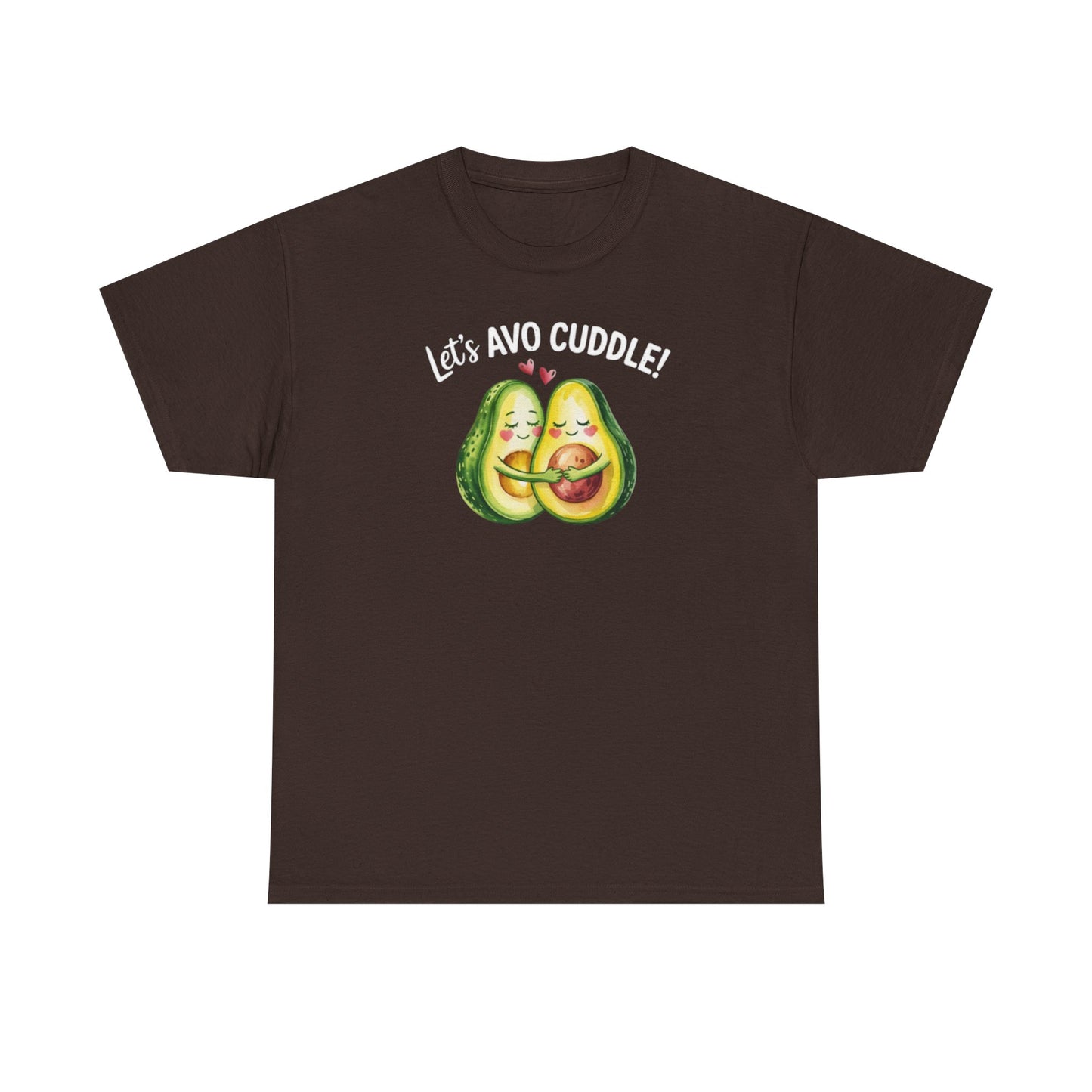 Let's Avo Cuddle Avocado Shirt | Cute Pun Food Lover Tee | Couples Matching Shirt | Anniversary Gift for Him Her | Funny Avocado Tee