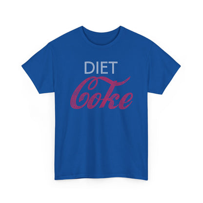 Diet Coke T-Shirt, Funny Soda Lover Graphic Tee, Rhinestone Style Diet Coke Shirt, Casual Unisex Tee Gift for Her