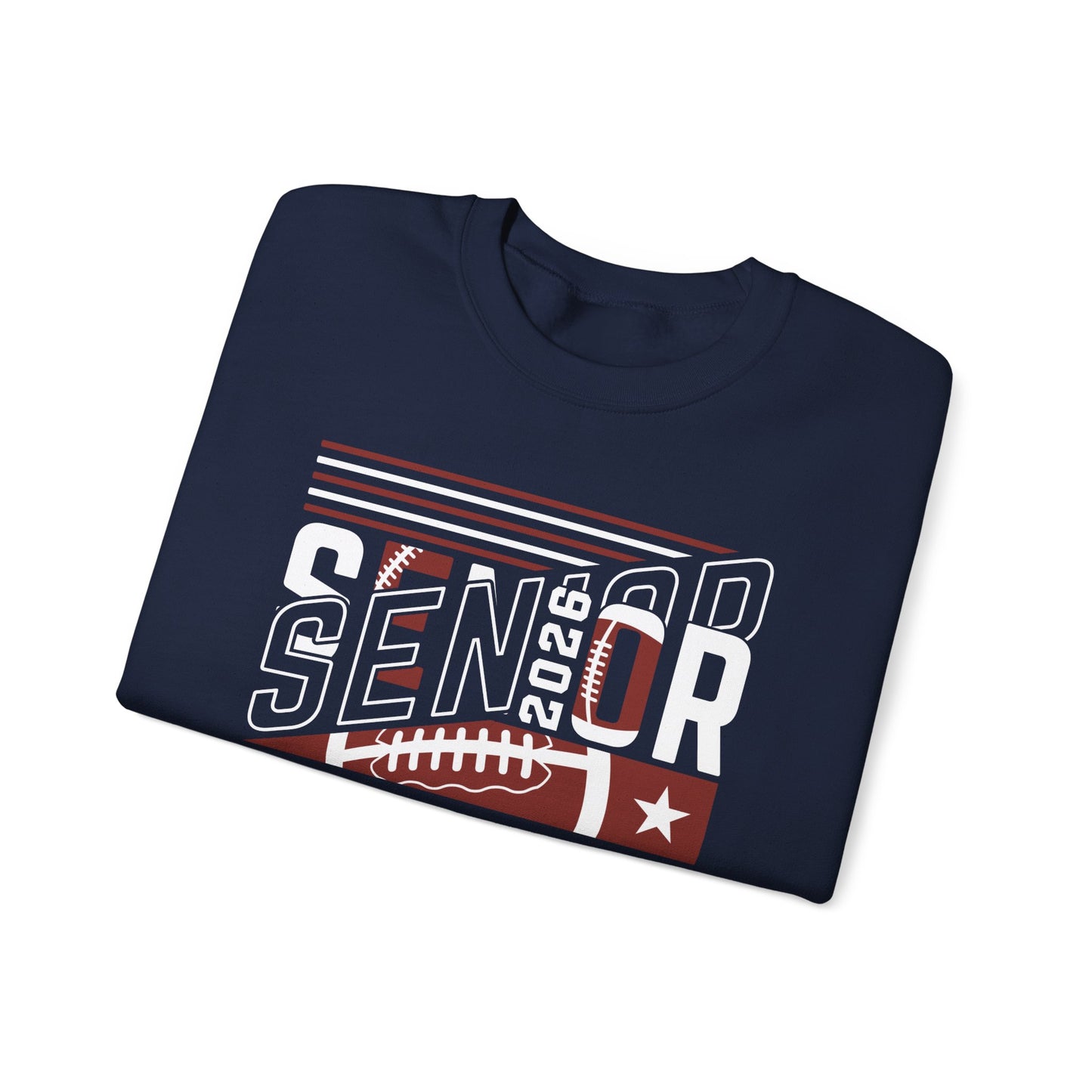 Senior 2026 Football Crewneck Sweatshirt | High School Senior Shirt | Gift For Senior | Gift For Friend