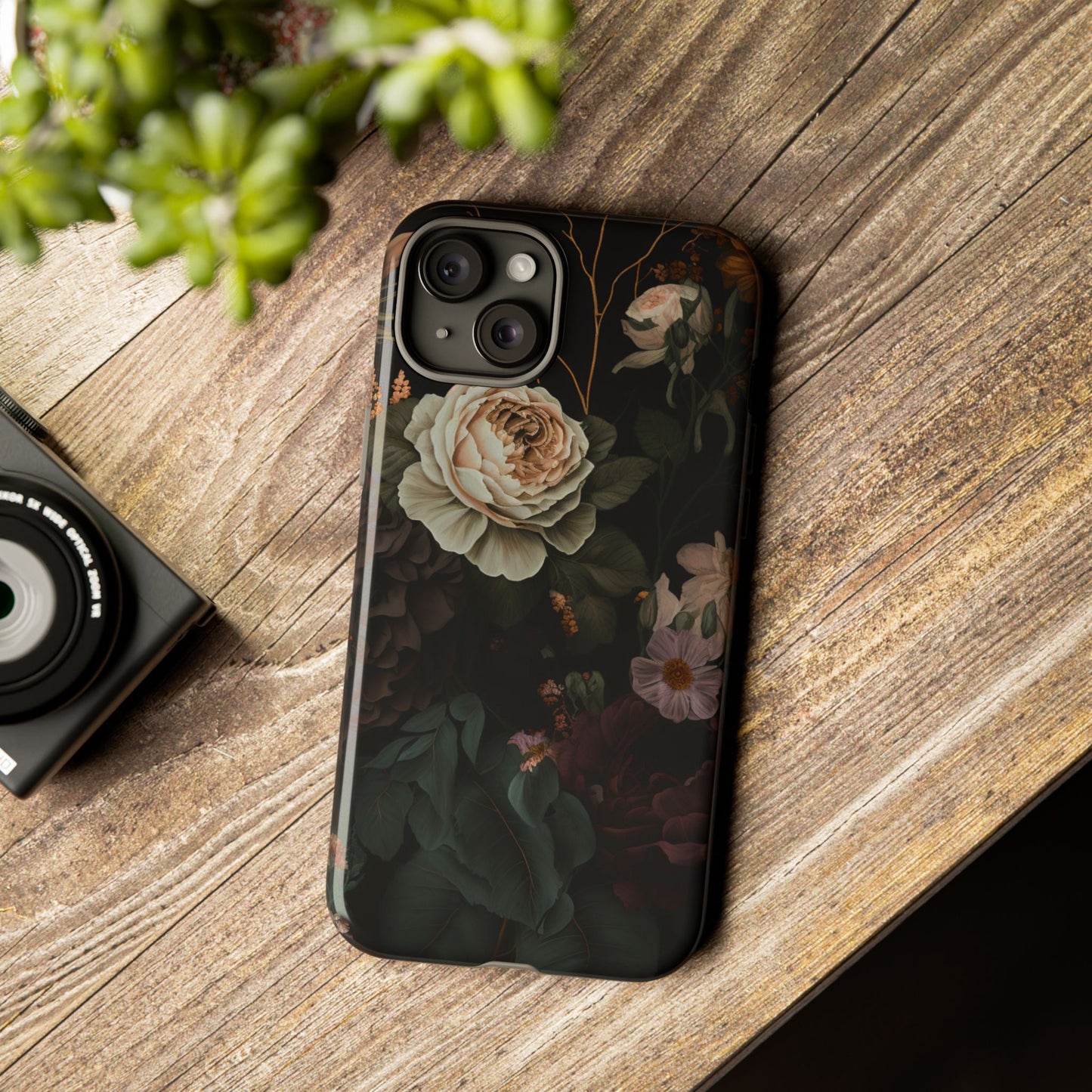 Floral Phone Case For iPhone And Samsung, Tough Cases, Flower Design, Stylish Protection, Gift for Her, Nature Lovers Accessory, Floral Gift