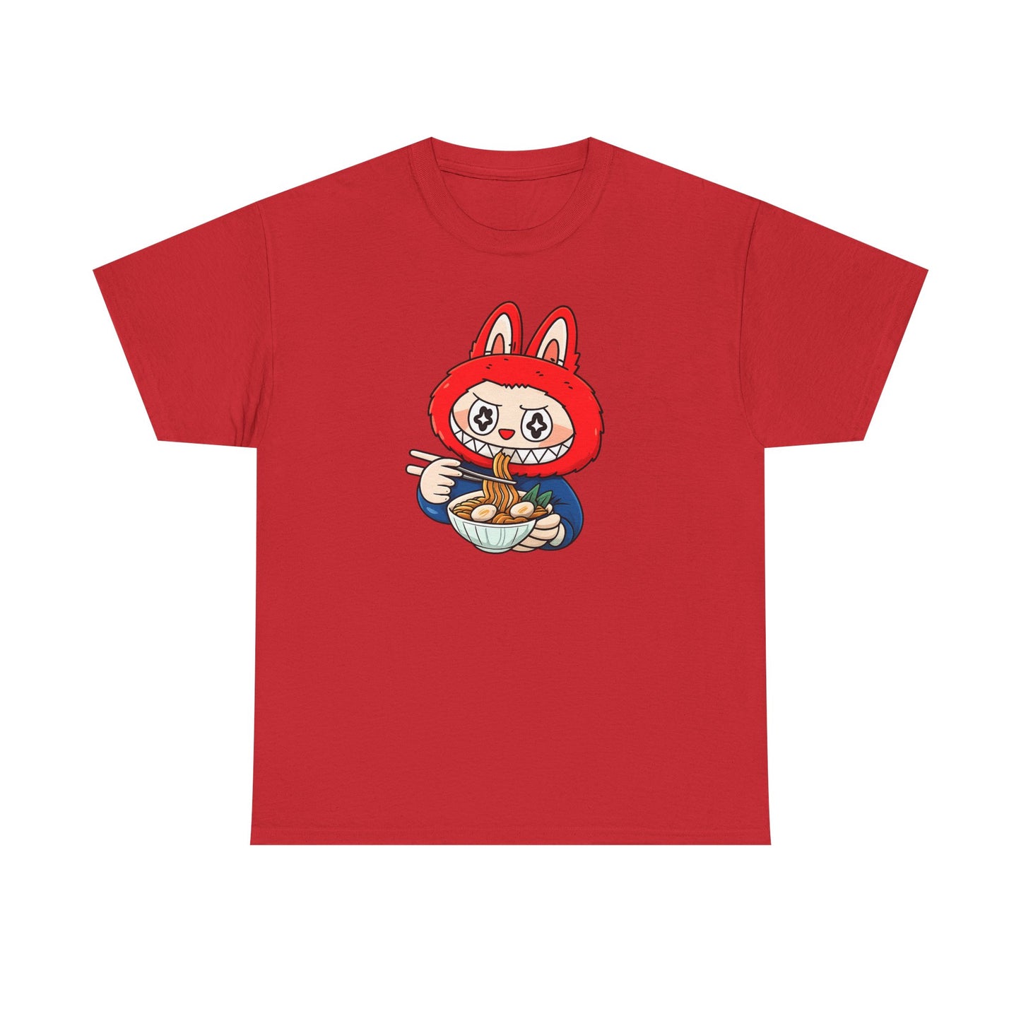 Labubu Ramen T-Shirt: Kawaii Japanese Anime Streetwear