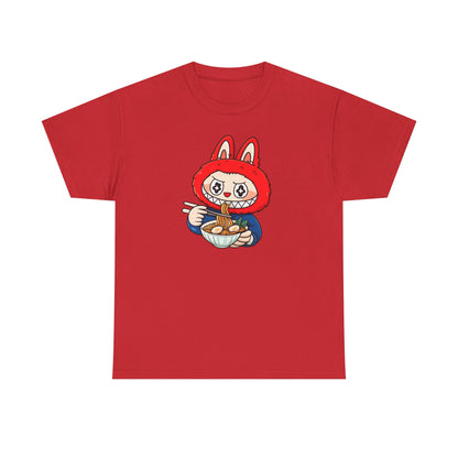 Labubu Ramen T-Shirt: Kawaii Japanese Anime Streetwear