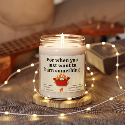 For when you just want to burn something funny pyro gift gag gifts boss gifts best friend gifts soy candles handmade candles