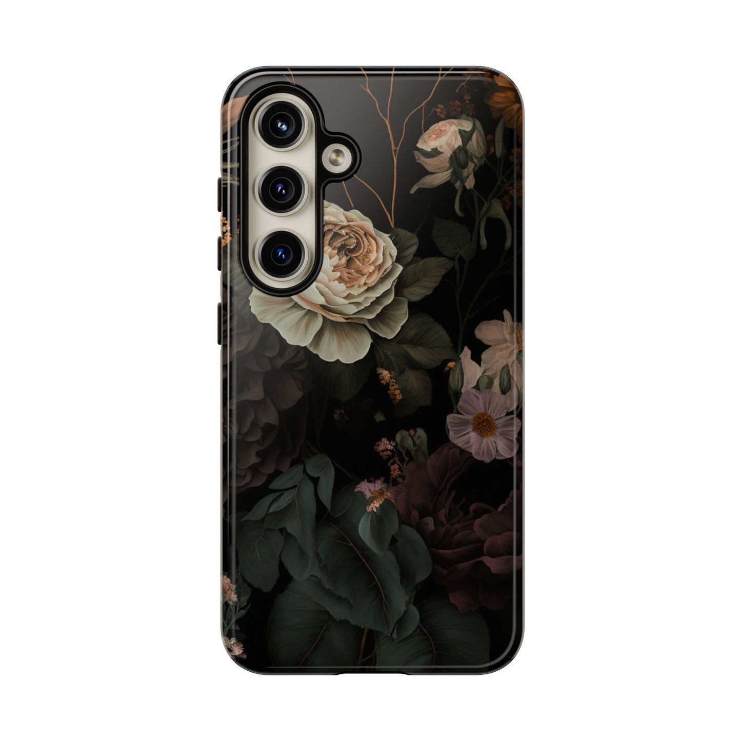 Floral Phone Case For iPhone And Samsung, Tough Cases, Flower Design, Stylish Protection, Gift for Her, Nature Lovers Accessory, Floral Gift