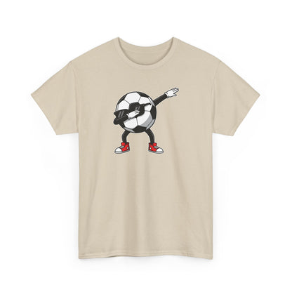 Dabbing Soccer Ball Kids T-Shirt, Funny Football Graphic Tee for Boys Girls, Playful Soccer Player Shirt, Football lover fan gift