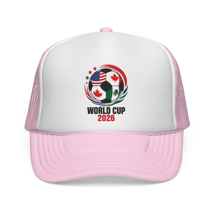 World Cup 2026 Trucker Hat, Soccer Ball Flag Cap, Adjustable Mesh Back Hat, Football Fan Gift, Match Day Accessory, Team Pride Baseball Cap
