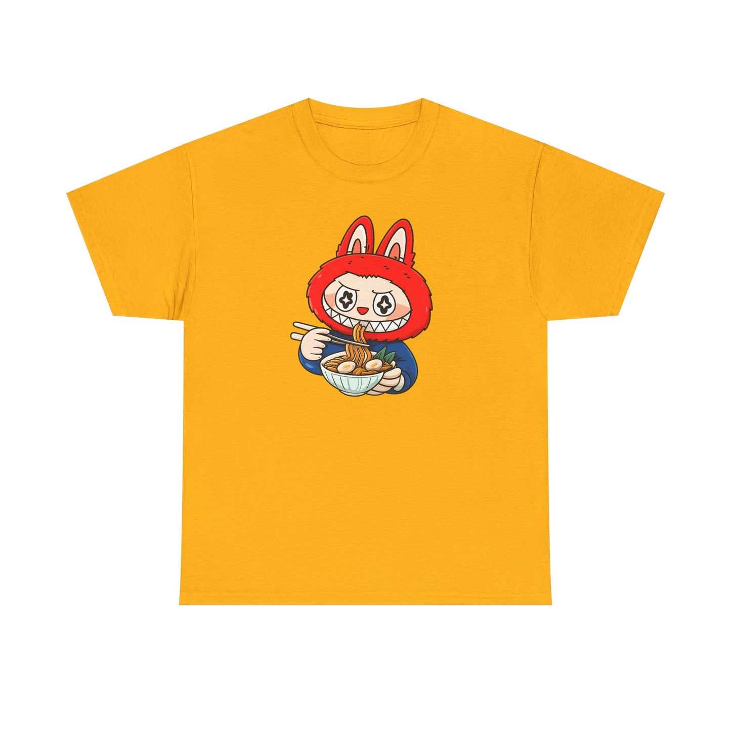 Labubu Ramen T-Shirt: Kawaii Japanese Anime Streetwear