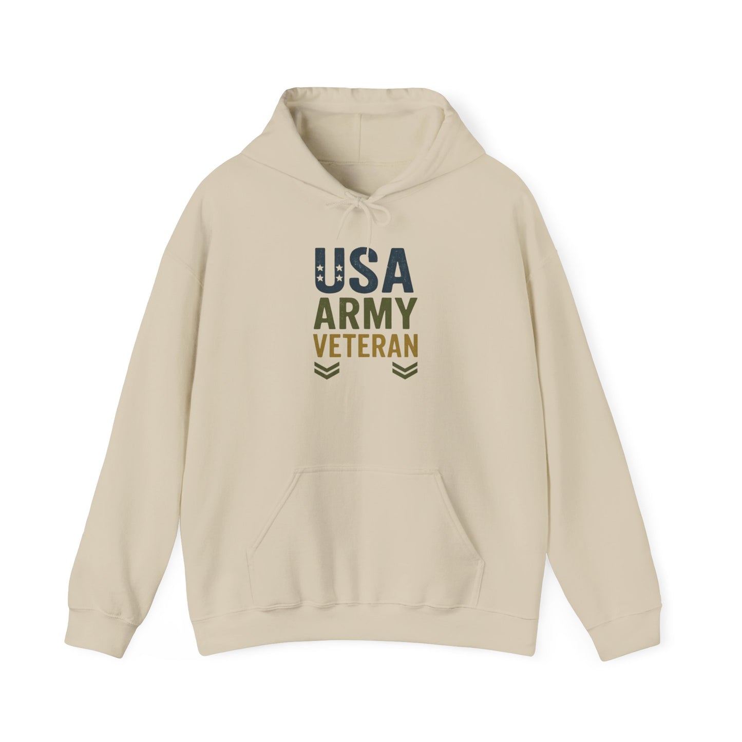 USA Army Veteran Hoodie - Unisex Heavy Blend Sweatshirt Hoodie, Military Apparel, Gift for Veterans, Navy Veteran Hoodie, Army Pride