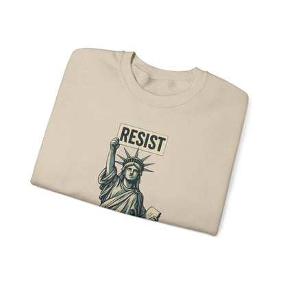 Statue of Liberty Resist Hands Off! Sweatshirt | Resist Hands Off Sweatshirt | Womens Rights Equality Sweater | Social Justice Activism Gift