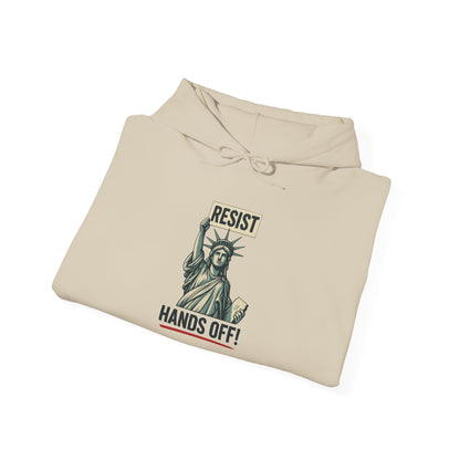 Resist Statue of Liberty Hands Off Hoodie | Political Protest Pullover | Resist Hands Off Hoodie | Equality Hoodie | Social Justice Gift