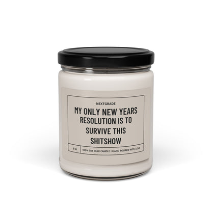 Funny New Years Gifts Sarcastic Gifts for 2025 New Year Candle New Years Resolutions Funny Demotivational Uninspiring Gifts for Men Women