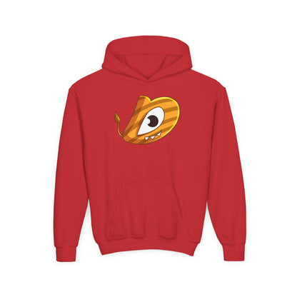 Whimsical Youth Hoodie with Playful Design, Cute Sweatshirt for Kids, Fun Gift for Birthdays, Cozy Winter Wear, Cartoon Style