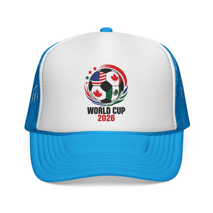 World Cup 2026 Trucker Hat, Soccer Ball Flag Cap, Adjustable Mesh Back Hat, Football Fan Gift, Match Day Accessory, Team Pride Baseball Cap