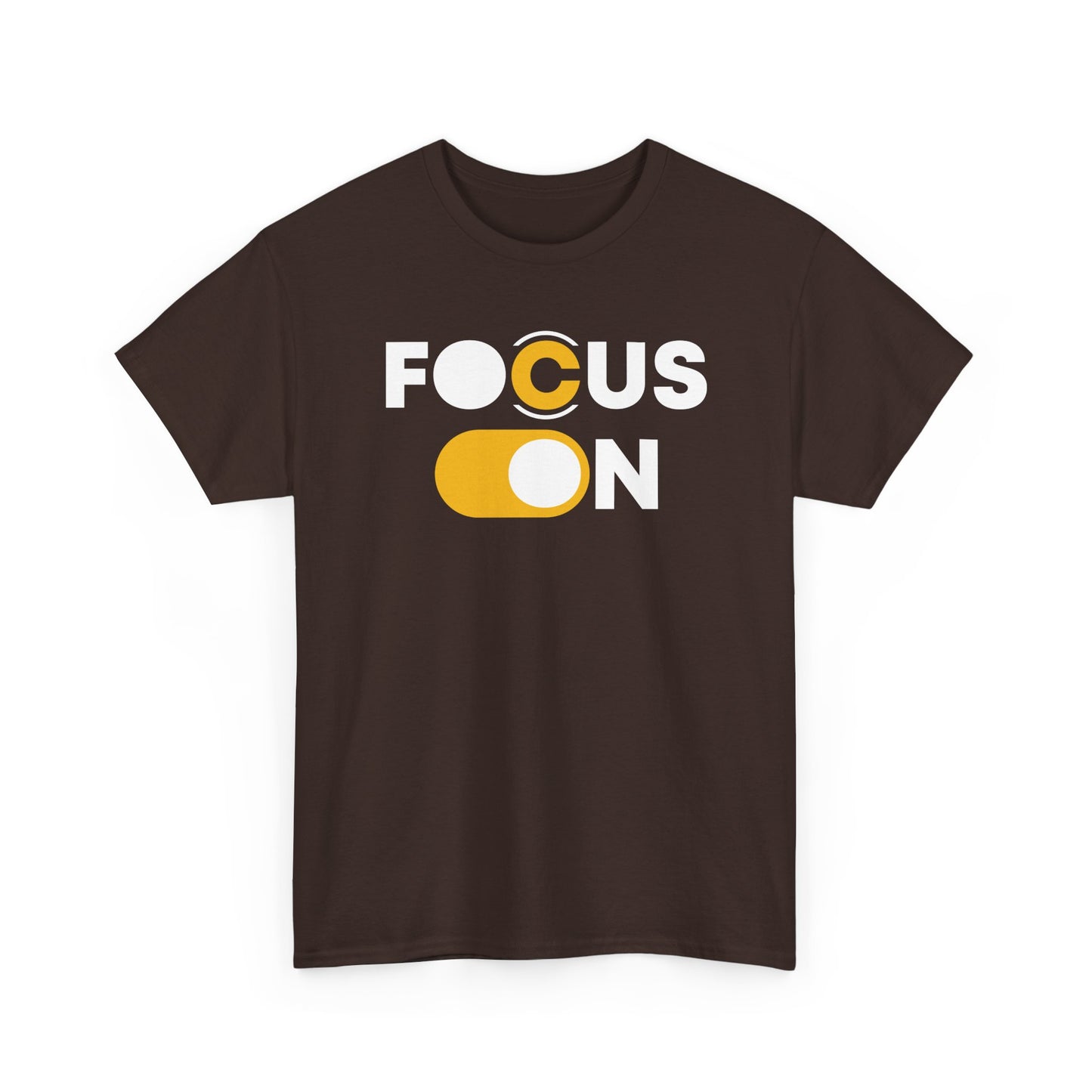 Focus On T-Shirt | Motivational Graphic Tee | Minimalist Positive Quote T-Shirt | Inspirational Gift for Men & Women