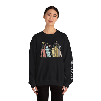 There Is No Such Thing As Too Many Books Sweatshirt, Book Lover Sweatshirt, Reading Sweatshirt, Bookish Hoodie, Gift for Book Lovers