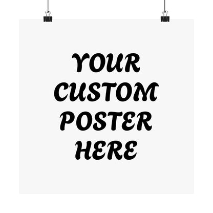 Customizable Matte Vertical Posters for Personalized Decor, Wall Art, Gift for Home, Custom Text Poster, Unique Artwork