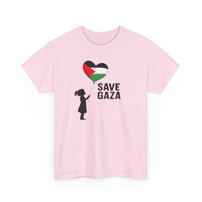 Save Gaza Unisex Heavy Cotton Tee, Activism Apparel, Statement Tshirt, Gift for Supporters, Casual Wear, Social Justice Fashion
