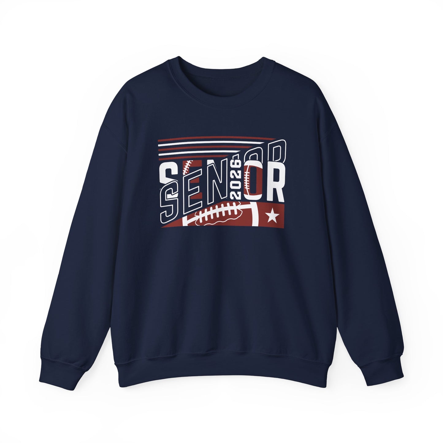 Senior 2026 Football Crewneck Sweatshirt | High School Senior Shirt | Gift For Senior | Gift For Friend