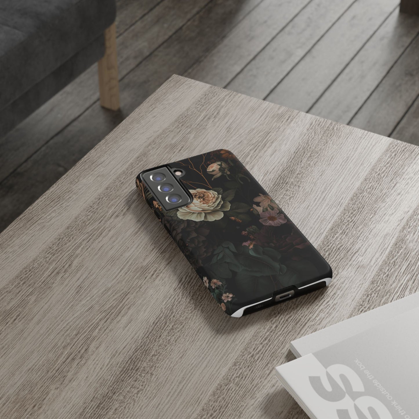 Floral Phone Case For iPhone And Samsung, Tough Cases, Flower Design, Stylish Protection, Gift for Her, Nature Lovers Accessory, Floral Gift