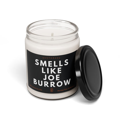 Smells Like Joe Burrow Candle - Football Themed Candle, Gift for Burrow Fan, Celebrity Prayer Candle, 9 oz Scented Candle