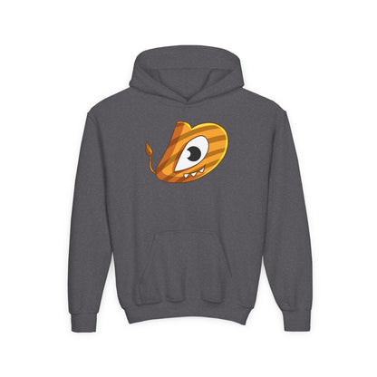 Whimsical Youth Hoodie with Playful Design, Cute Sweatshirt for Kids, Fun Gift for Birthdays, Cozy Winter Wear, Cartoon Style
