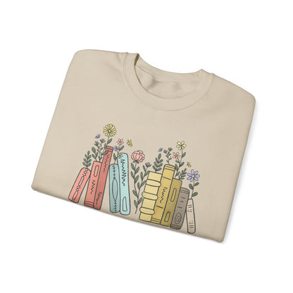 There Is No Such Thing As Too Many Books Sweatshirt, Book Lover Sweatshirt, Reading Sweatshirt, Bookish Hoodie, Gift for Book Lovers