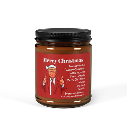 Funny Stocking stuffers | Trump Candle - Merry Christmas Gift, Hilarious Gag Gift for Him & Her, White Elephant, Secret Santa, Trump Gift