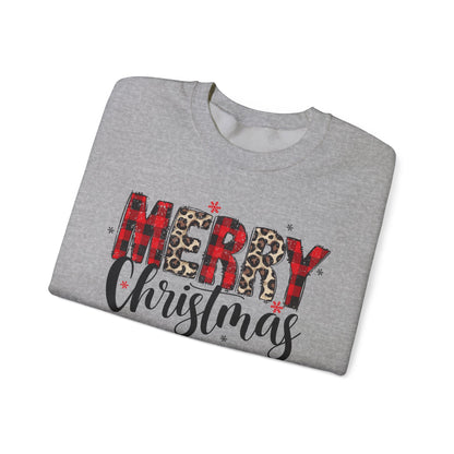 Merry Christmas Crewneck Sweatshirt - Cozy Holiday Apparel, Unisex Winter Wear, Perfect Gift for Christmas Celebrations, Festive Style