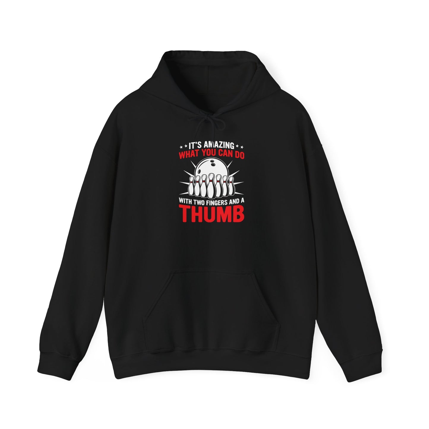 Amazing Thumb Humor Hoodie | Funny Sweatshirt for Creative Minds, Gift for Artists, Unique Present for Friends, Casual Style