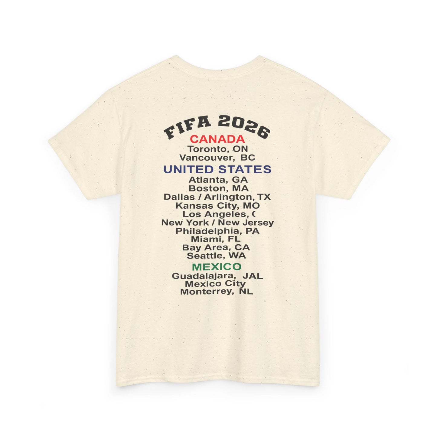 World Cup 2026 T-Shirt, Soccer Crest Tee, USA Canada Mexico Host Cities Shirt, Football Fan Apparel, Match Day Outfit, Tournament Gift