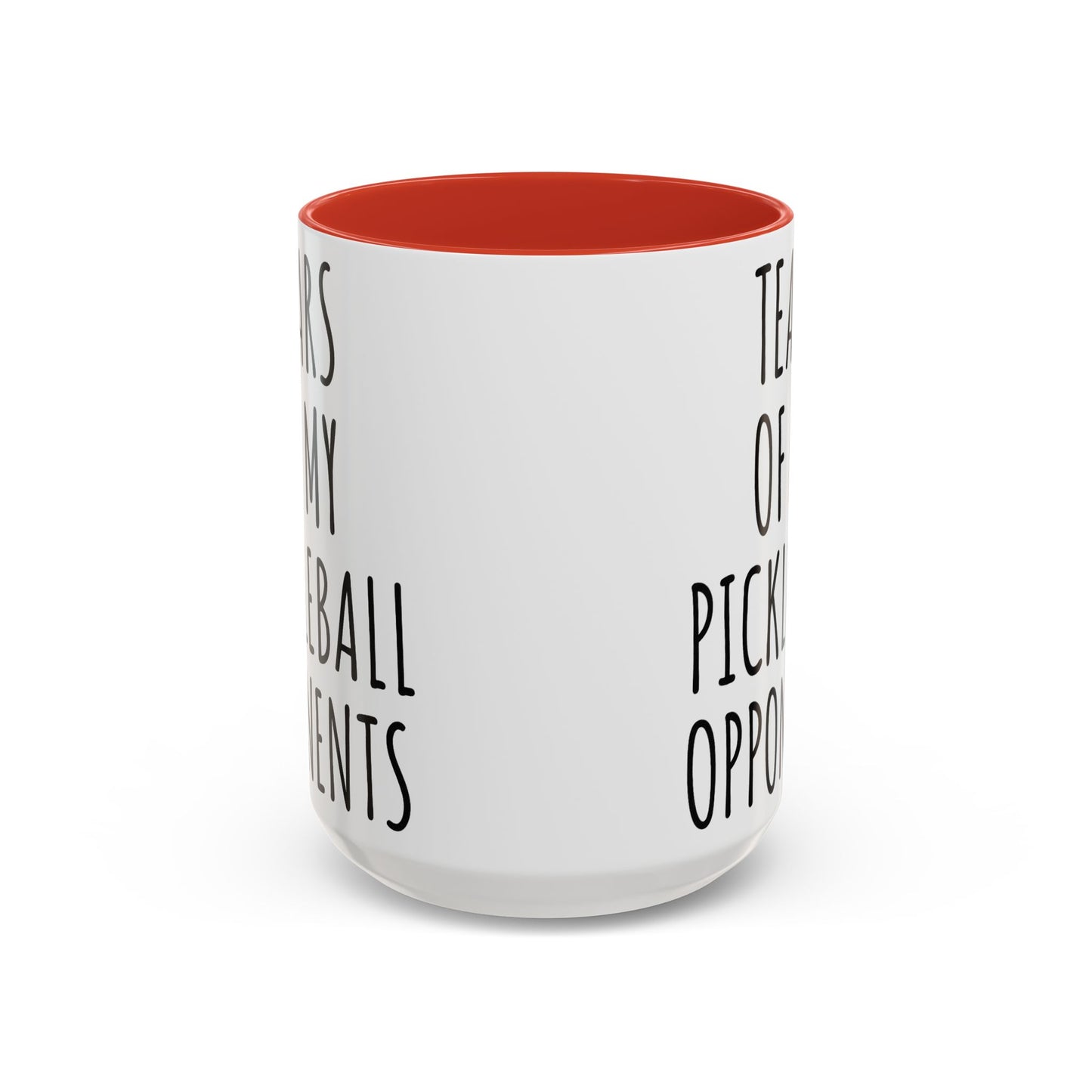 Tears of My Pickleball Opponents Mug, Funny Pickleball Gift for Players, Grandma & Grandpa | 11oz 15oz Ceramic Accent Coffee Cup