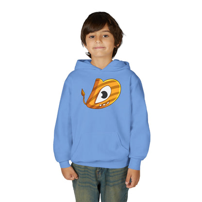 Whimsical Youth Hoodie with Playful Design, Cute Sweatshirt for Kids, Fun Gift for Birthdays, Cozy Winter Wear, Cartoon Style