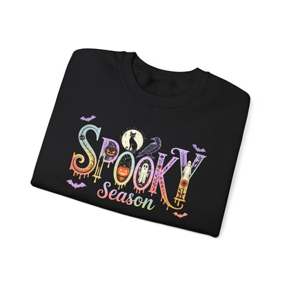Spooky Season Crewneck Sweatshirt, Halloween Apparel, Cozy Fall Fashion, Unisex Sweatshirt, October Wardrobe Essential