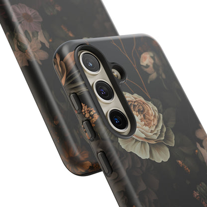 Floral Phone Case For iPhone And Samsung, Tough Cases, Flower Design, Stylish Protection, Gift for Her, Nature Lovers Accessory, Floral Gift