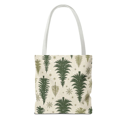 Holiday Pine Tree Tote Bag, Tote Bag, Christmas Tote Bag, Perfect Christmas Gift, Festive Green Design, Seasonal Accessories