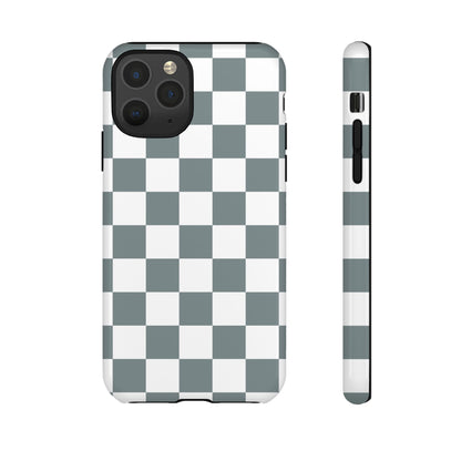 Stylish Checkerboard Phone Case, Durable Phone Cover, Unique Gift, iPhone 17 Pro, 17, 17 Air, 16, 15, 14, 13, 12, 11, X, XR, XS MAX
