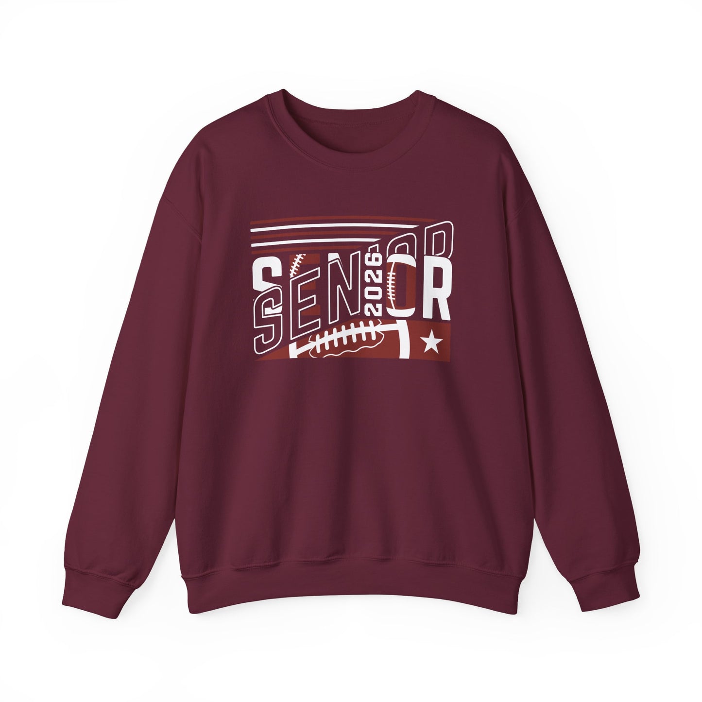 Senior 2026 Football Crewneck Sweatshirt | High School Senior Shirt | Gift For Senior | Gift For Friend
