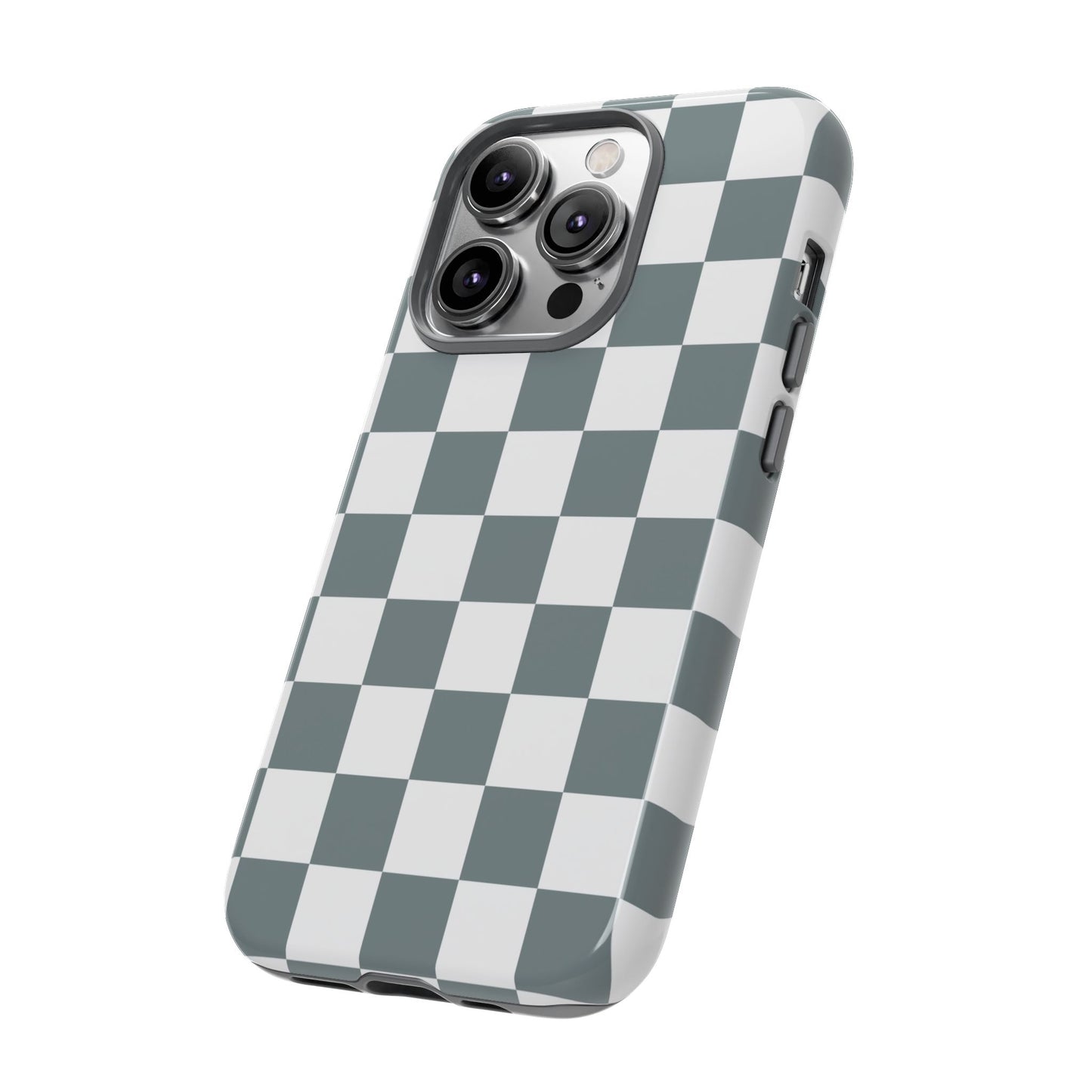Stylish Checkerboard Phone Case, Durable Phone Cover, Unique Gift, iPhone 17 Pro, 17, 17 Air, 16, 15, 14, 13, 12, 11, X, XR, XS MAX