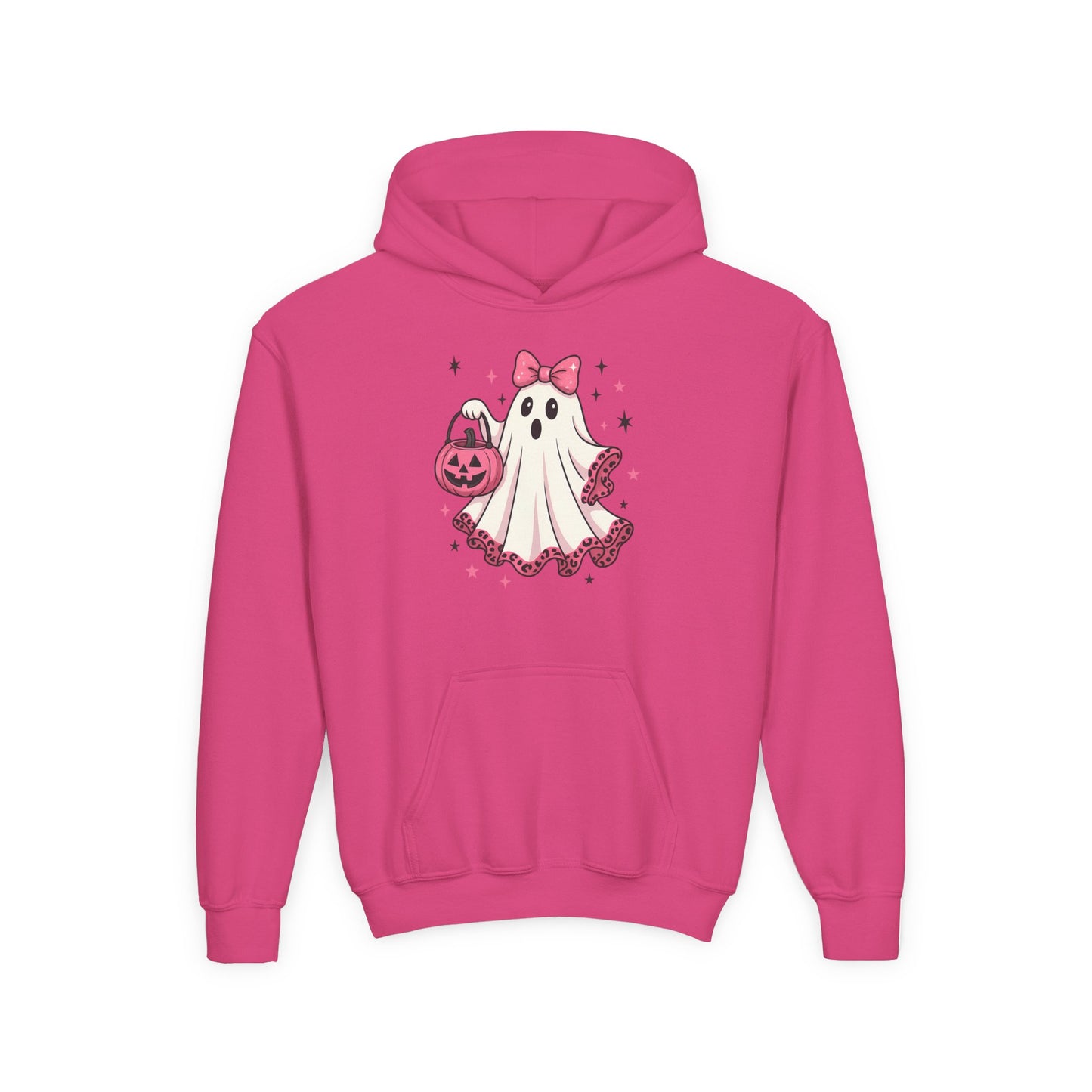 Cute Ghost Halloween Hoodie for Kids, Youth Sweatshirt, Fall Fashion, Trick or Treat Outfit, Ghost Costume