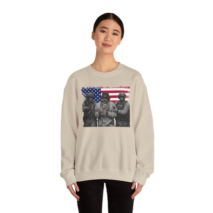 Maduro Captured 2026 Venezuela Libre Sweatshirt, Patriotic Military Graphic Crewneck, American Flag Soldier Tribute, Support Pullover